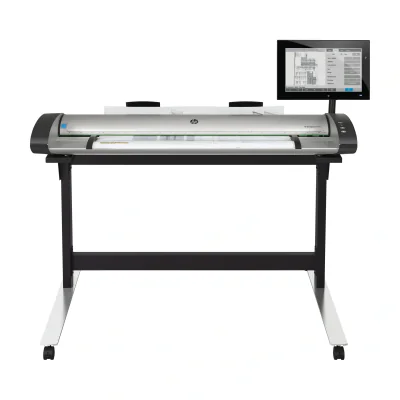 HP SD Pro 2 44-in Scanner, 1118 x 75760 mm, 1200 x 1200 DPI, 48 bit, Sheet-fed scanner, Black, 39.6 cm (15.6")