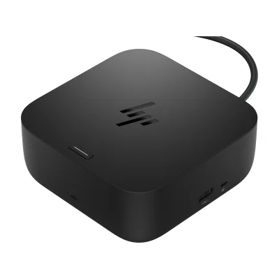 HP USB-C 100W G6 Dock, Wired, USB 3.2 Gen 2 (3.1 Gen 2) Type-C, 100 W, 25000 Mbit/s, Black, Jet black