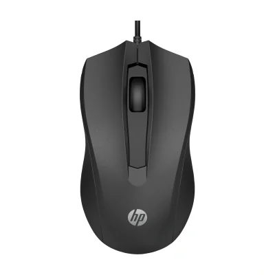 HP Wired Mouse 105, Ambidextrous, Optical, USB Type-A, 1600 DPI, Black