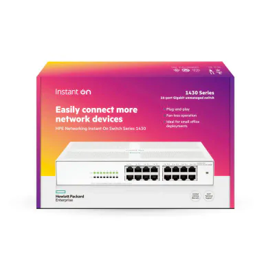 HPE Networking Instant On Switch 16p Gigabit 1430