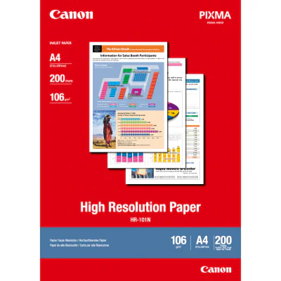 HR-101 HIGH RES PAPER A4/200 SHT F/ BJC SERIES