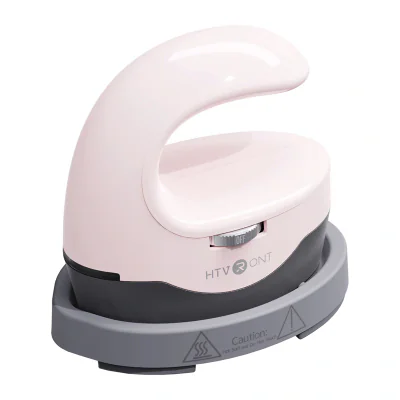HTVRONT HPM02 Mini4 Presă de transfer termic (roz)
