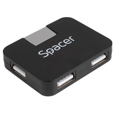 Hub Spacer, SPH-316; 4 porturi USB 2.0 extern; culoare: negru.