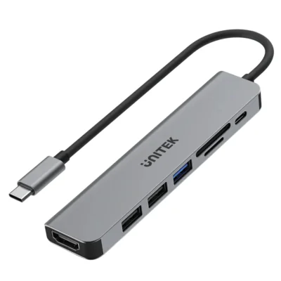 Hub USB 3.0 UNITEK H1118A, USB-C, 3 x USB