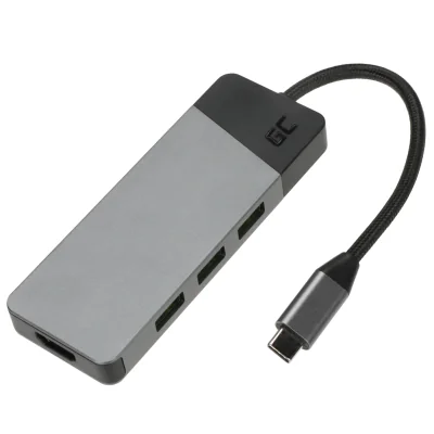 Hub USB 3.1 Green Cell HUBGC01, USB-C