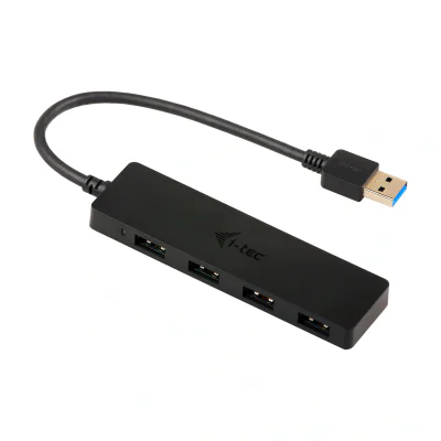 Hub USB I-TEC U3HUB404, 0,2 m, Black