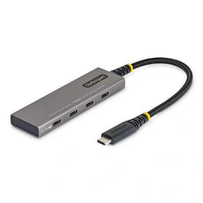 Hub USB STARTECH 309B-USBC-HUB, Din material plastic, Aluminiu, 0,2 m