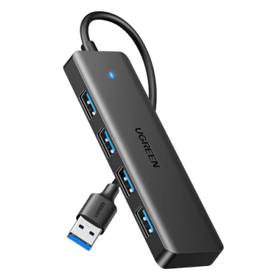Ugreen USB 3.0 4-PORT HUB USB-A TO 4XUSB, Docking, USB 3.2 Gen 1 (3.1 Gen 1) Type-A