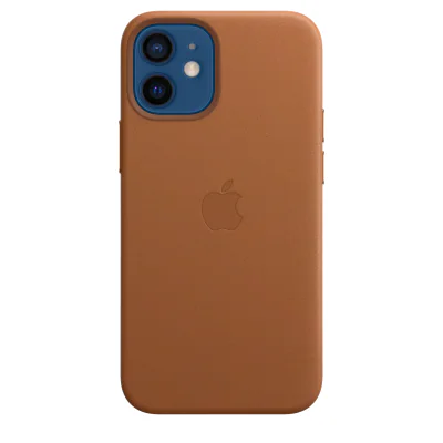 Husa Apple Husa Original Leather iPhone 12 Mini, MagSafe, Saddle Brown "MHK93ZM/A"