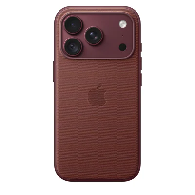 Husă Apple TechWoven cu MagSafe pentru iPhone 18 Pro, Burgundy
