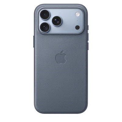 Husă Apple TechWoven cu MagSafe pentru iPhone 18 Pro Max, Chambray Blue