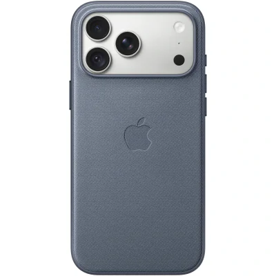 Husă Apple TechWoven cu MagSafe pentru iPhone 18 Pro Max, Chambray Blue
