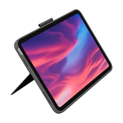 Husă cu tastatură Logitech Combo Touch pentru iPad (A16/gen 10), UK INT, Oxford Grey