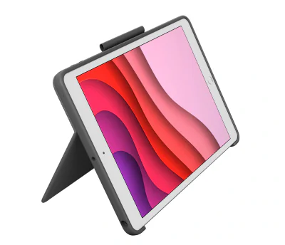 Husă cu tastatură Logitech Combo Touch pentru iPad (gen 7), Nordic, Graphite