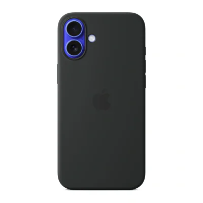 Husă de silicon Apple cu MagSafe pentru iPhone 16 Plus, Black
