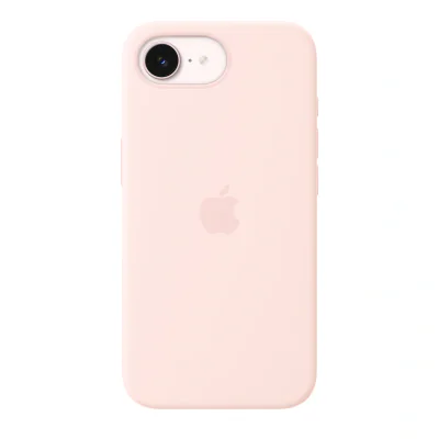 Husă de silicon Apple cu MagSafe pentru iPhone 17e, Soft Pink