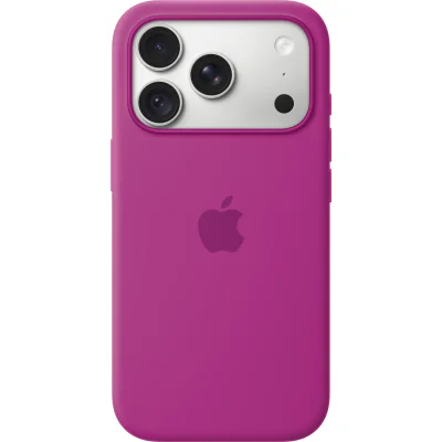 Husă de silicon Apple cu MagSafe pentru iPhone 18 Pro, Magenta