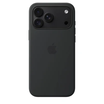Husă de silicon Apple cu MagSafe pentru iPhone 18 Pro Max, Black