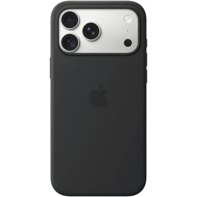Husă de silicon Apple cu MagSafe pentru iPhone 18 Pro Max, Black