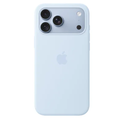 Husă de silicon Apple cu MagSafe pentru iPhone 18 Pro Max, Crisp Blue