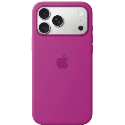 Husă de silicon Apple cu MagSafe pentru iPhone 18 Pro Max, Magenta