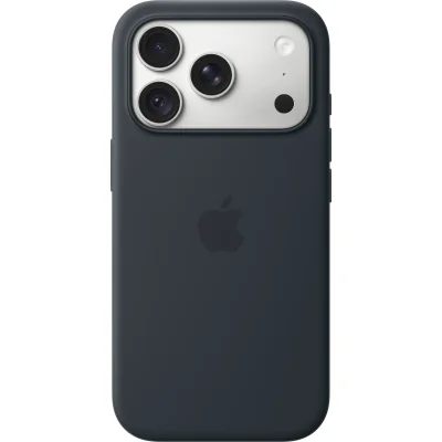 Husă de silicon Apple cu MagSafe pentru iPhone 18 Pro, Navy Blue