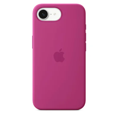 Husă de silicon Apple pentru iPhone 16e, Fuchsia