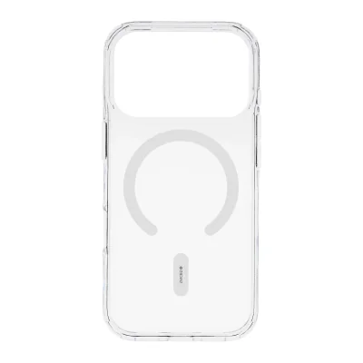 Husă Dviced Clear C cu MagSafe pentru iPhone 17 Pro Max, Alb