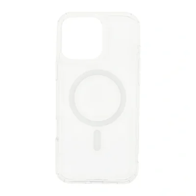 Husă Dviced Clear cu MagSafe pentru iPhone 16 Pro Max, Alb