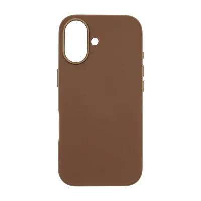 Husă Dviced Leather cu MagSafe pentru iPhone 17, Maro