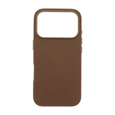 Husă Dviced Leather cu MagSafe pentru iPhone 17 Pro, Maro