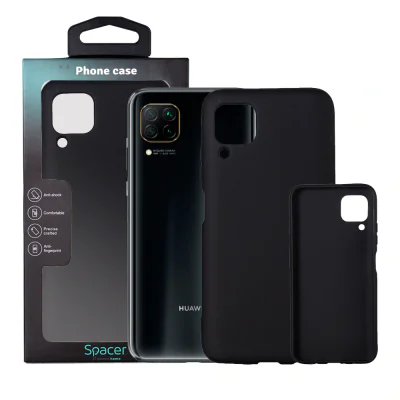 Husa Huawei telefon P 40 Lite, negru, tip back cover, material flexibil TPU, "SPPC-HU-P-40L-TPU"