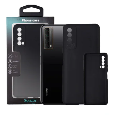 Husa Huawei telefon P Smart, negru, tip back cover, material flexibil TPU, "SPPC-HU-P-S-TPU"