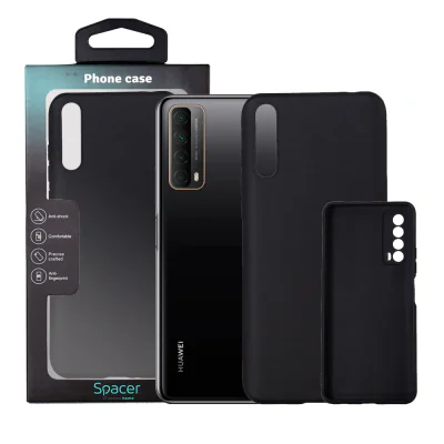 Husa Huawei telefon P Smart S, negru, tip back cover, material flexibil TPU, "SPPC-HU-P-SS-TPU"