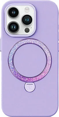 Husă Joyroom Dancing Circle pentru iPhone 15 Pro Max, Violet