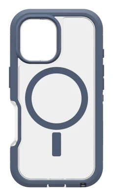 Husă OtterBox Defender XT Clear cu MagSafe pentru iPhone 16, Blue
