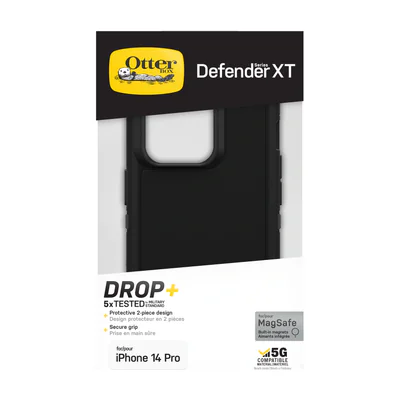 Husă OtterBox Defender XT pentru iPhone 14 Pro, Black