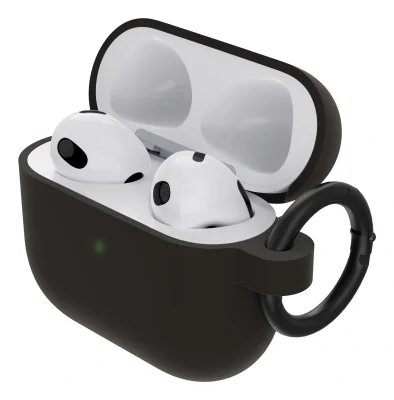 Husă OtterBox pentru AirPods (generația a 3-a), Black Crystal