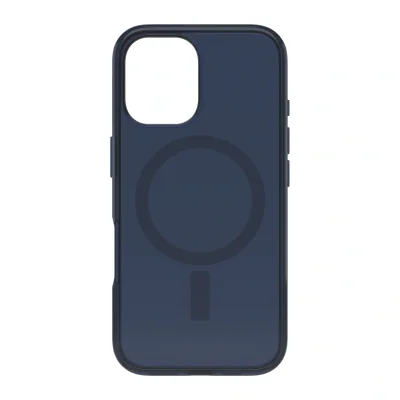 Husă OtterBox Symmetry Clear cu MagSafe pentru iPhone 16, Blue