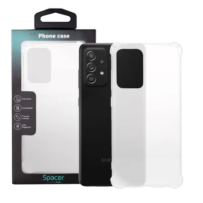 Husa Samsung Galaxy A52S Spacer, transparenta, grosime 1.5mm, protectie suplimentara antisoc la colturi, material flexibil TPU "SPPC-SM-GX-A52S-CLR"