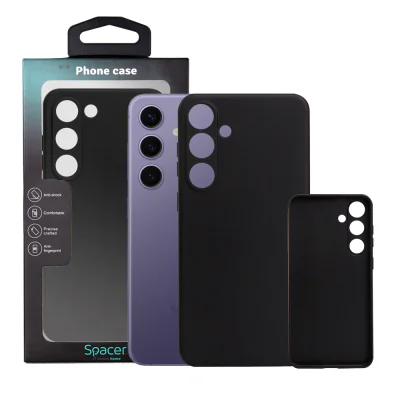 Husa Samsung Galaxy S24 Plus Spacer, negru, grosime 1.5mm, material flexibil TPU "SPPC-SM-GX-S24PL-TPU"