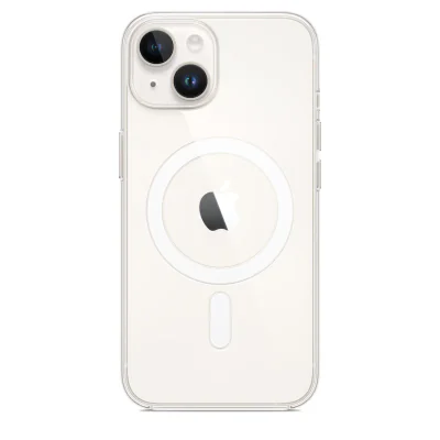Husă transparentă Apple cu MagSafe pentru iPhone 14