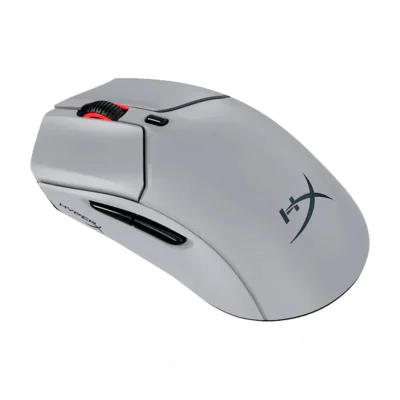 HyperX Pulsefire Haste 2 Pro - 4K Wireless Gaming Mouse, Ambidextrous, Optical, Bluetooth + USB Type-C, 26000 DPI, Grey