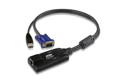 Adaptor KVM USB-VGA ATEN KA7570-AX. Tastatură de tip port: PS/2, Mouse tip de port: PS/2, Video Type portul: VGA. Greutate: 125 g, Lățime de ambalaj: 42 mm, Adâncimea de ambalaj: 124 mm. Dimensiuni(LxAxI): 43 x 90 x 21,8 mm. Greutate netă ambalaj pri