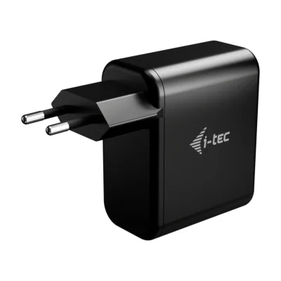 i-tec 100W USB-C GaN Charger, Indoor, AC, Black