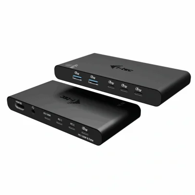 I-TEC KVM HDMI DOCK FOR 2 HOSTS/POWER DELIVERY 2X 100W