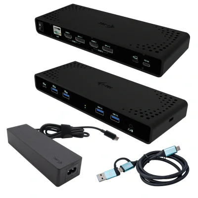 I-TEC UNIVERSAL DUAL 4K DOCK PD/85W INCL. USB-C CHARGER 100W