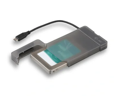i-tec MySafe USB-C 3.1 Gen. 2 easy, HDD/SSD enclosure, 2.5", Serial ATA, Serial ATA II, Serial ATA III, 10 Gbit/s, USB connectivity, Black