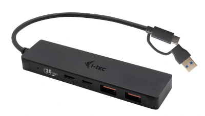 I-TEC USB-C HUB 2+2X USB-C/A/USB-C METAL HUB 2XUSB-C 2XUSB-A