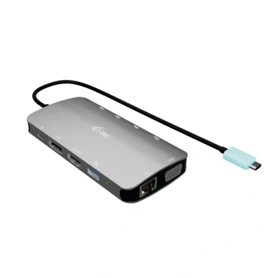 I-TEC USB-C NANO 3X LCD DOCK/3X LCD (DP HDMI VGA) PD 100 W